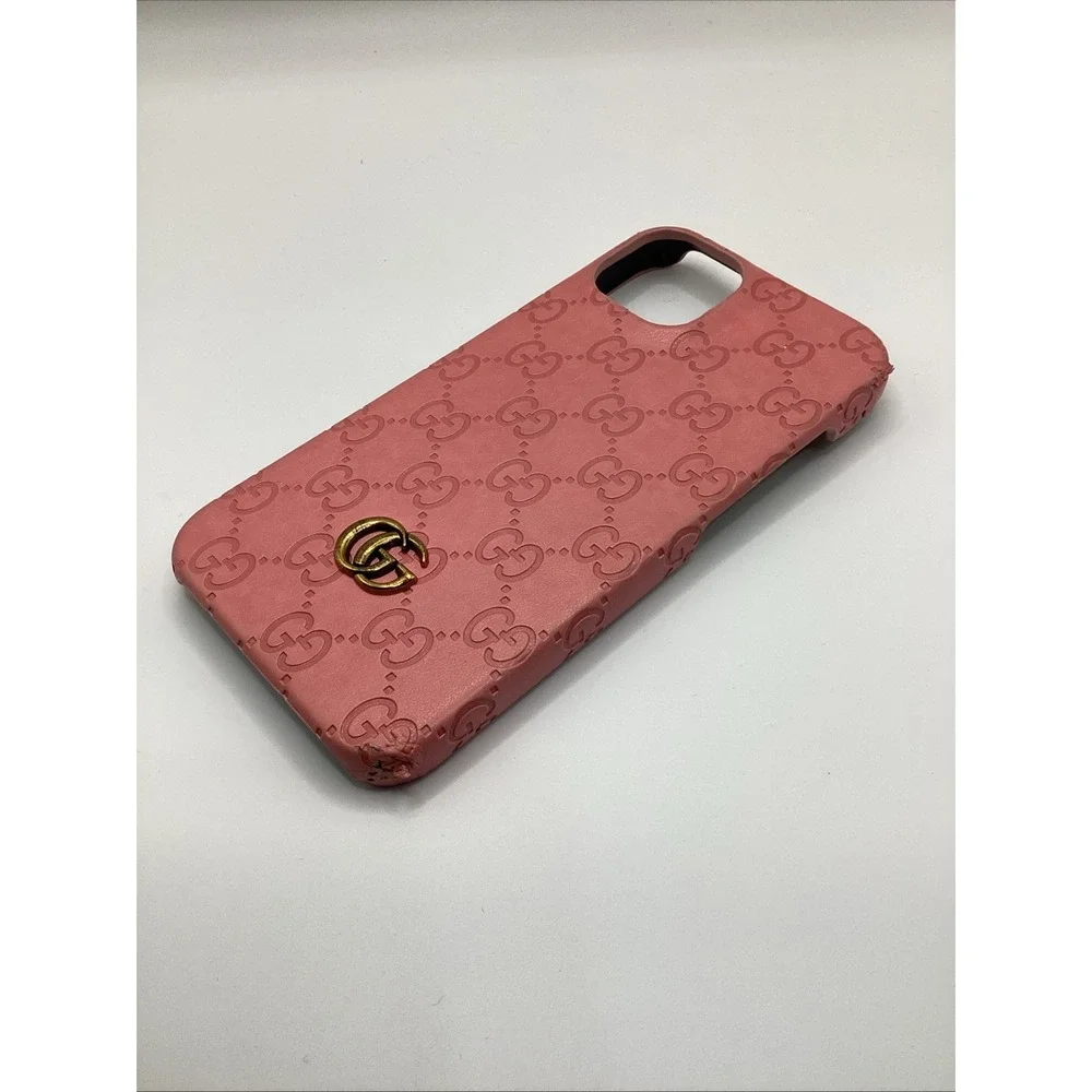 iphone 12 case leather Embossed Chic
